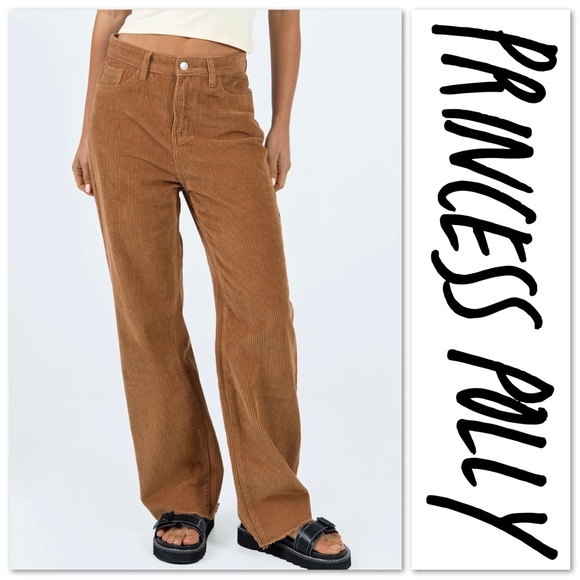 Princess Polly Denim - Corduroy Jeans by Princess Polly